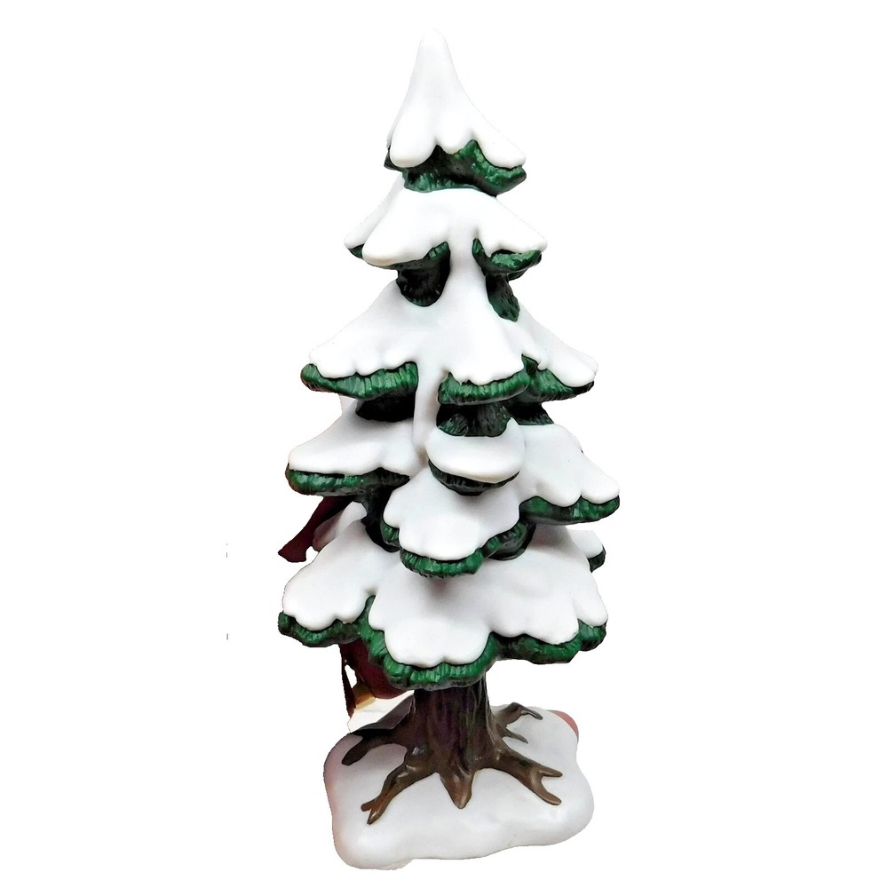 DEPT 56 VILLAGE ACCESSORIES VILLAGE PORCELAIN PINE TREE - SMALL - RETIRED